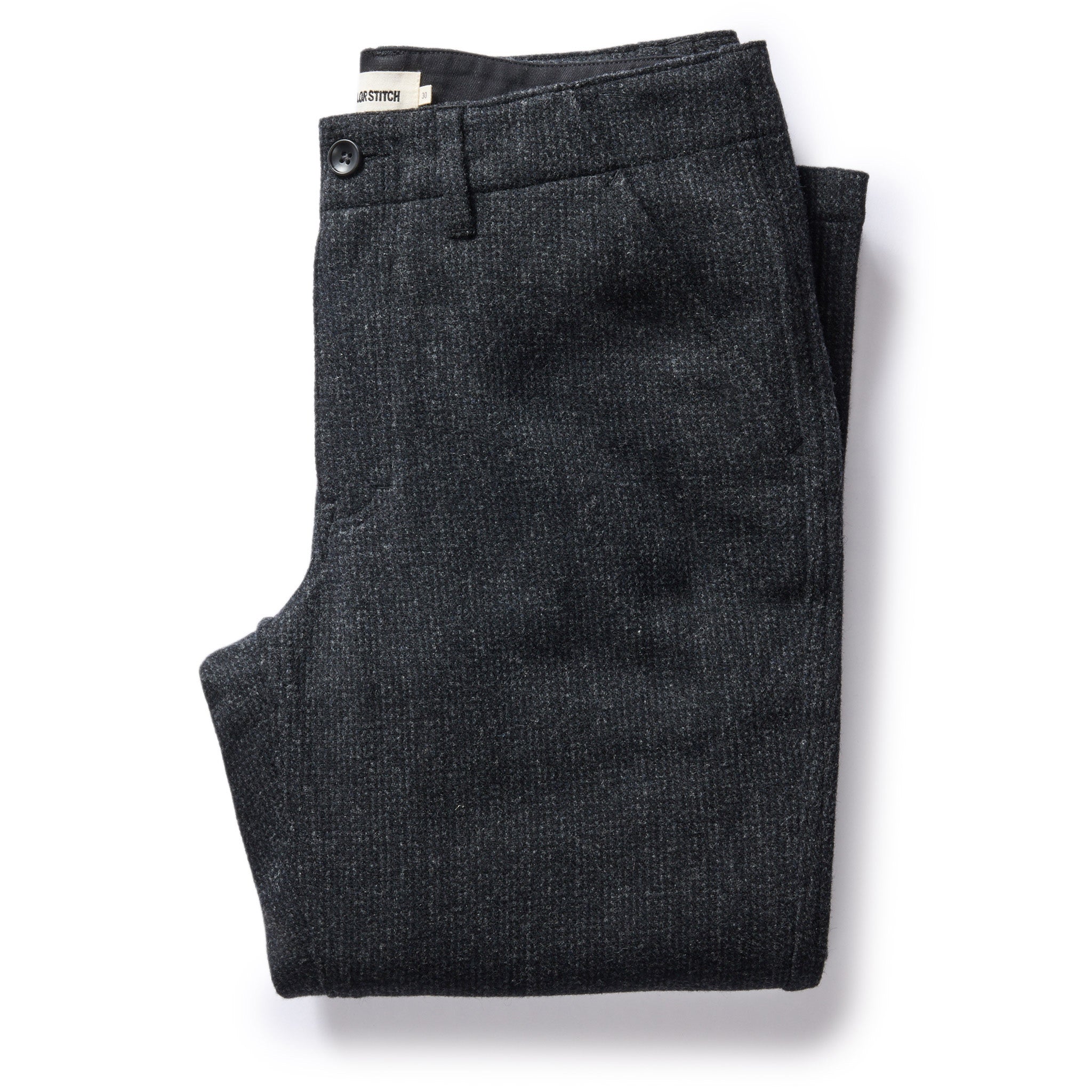 The Carnegie Pant in Charcoal Heather Wool | Taylor Stitch