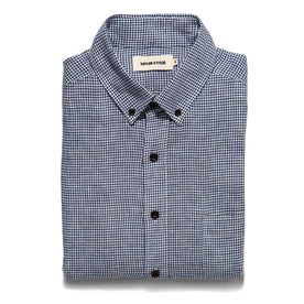 The Jack in Navy Mini Gingham Linen - featured image