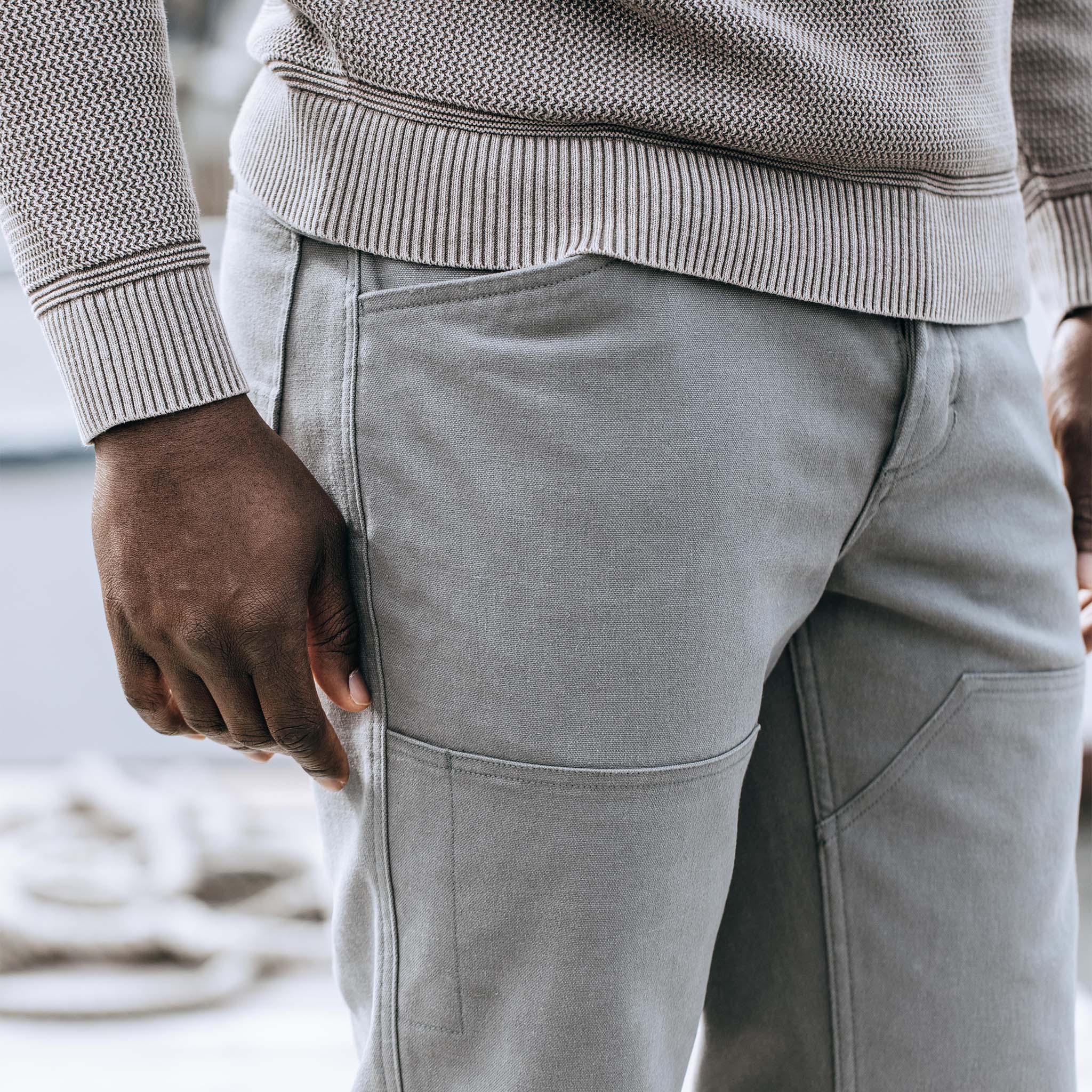 The Camp Pant in Stone Boss Duck - Work Pants