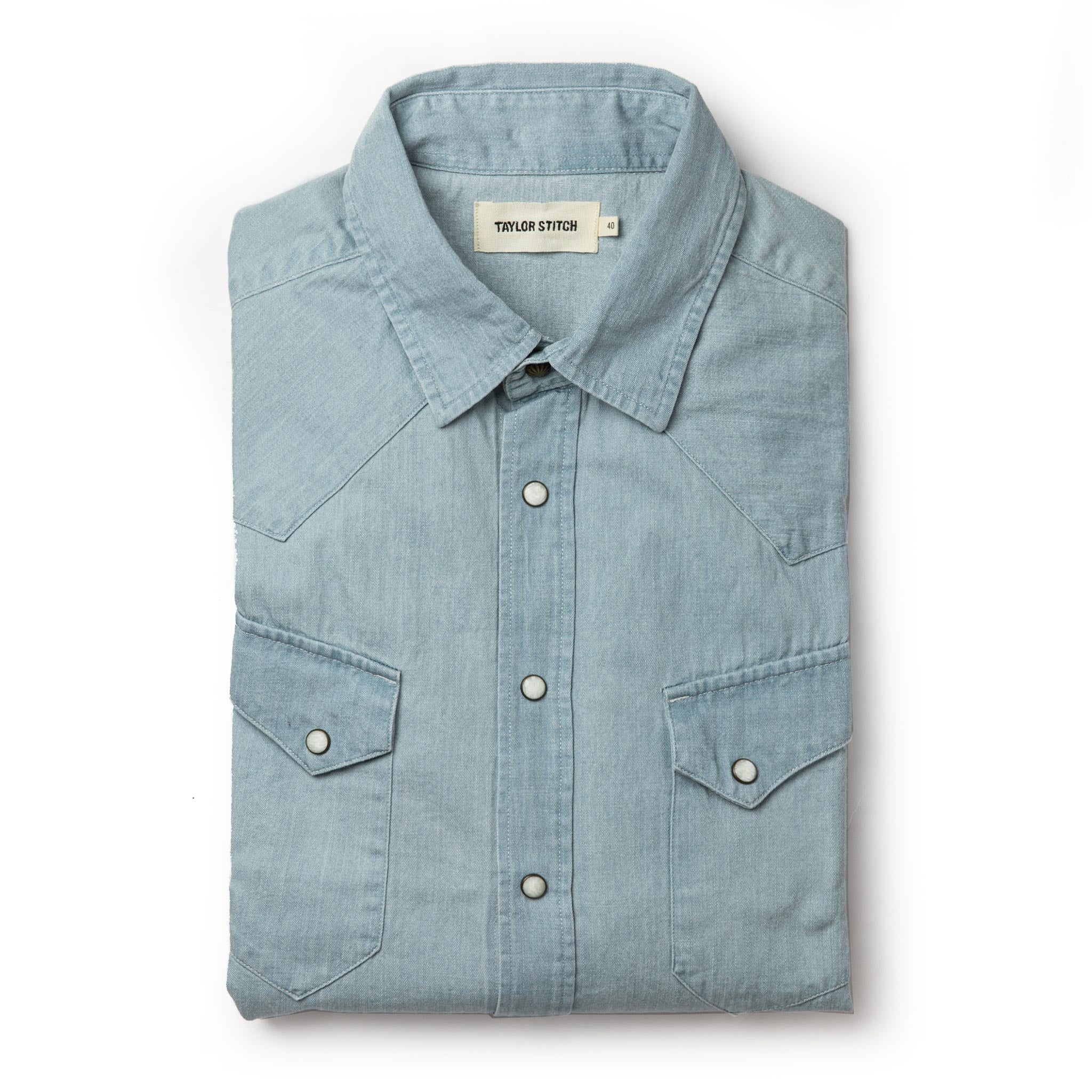 Men\'s Stitch Denim Taylor Denim The - Western Washed | Shirts Shirt in
