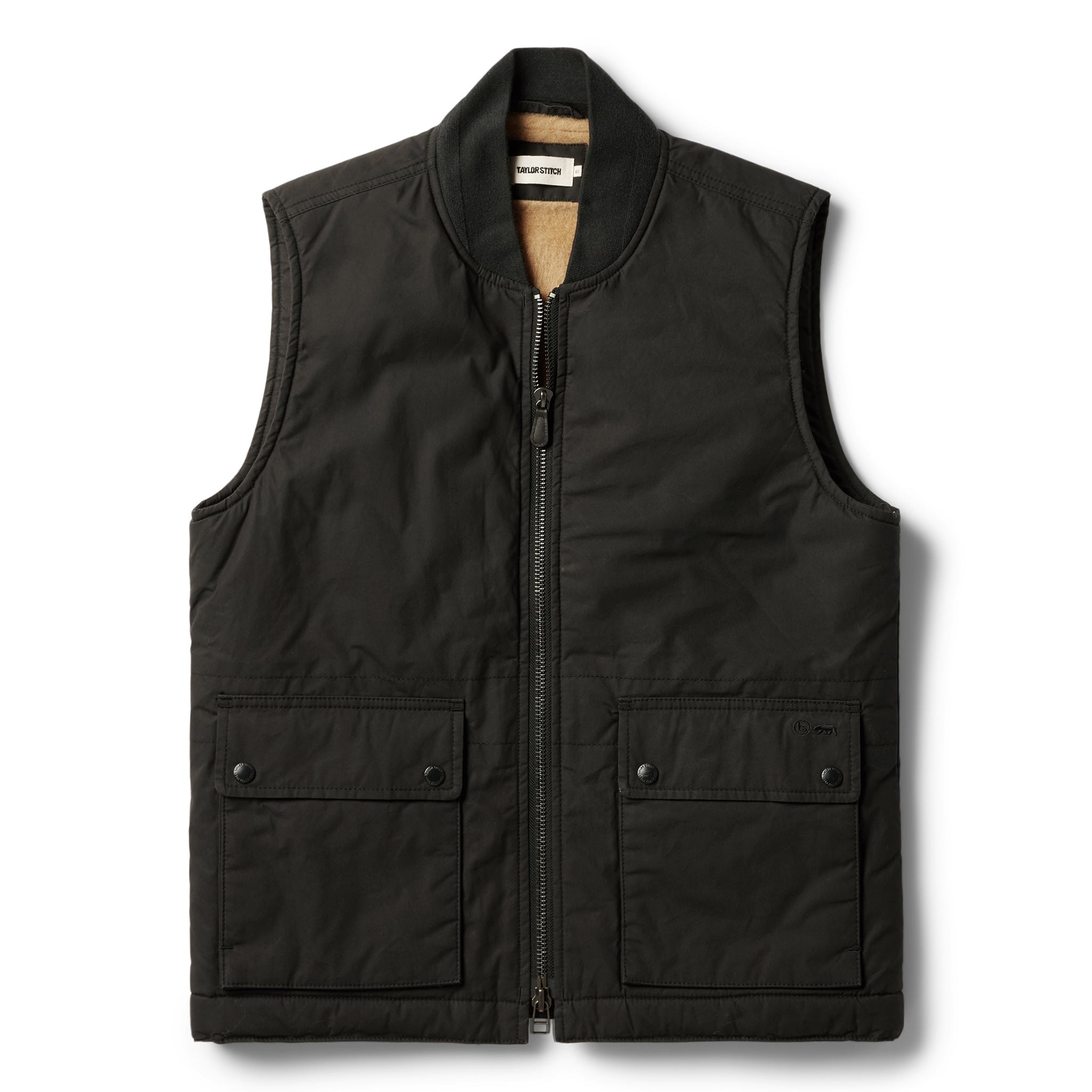 The Ignition Vest in Coal Dry Wax | Taylor Stitch - Classic Men's