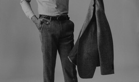 Model in the Stevens Sportcoat and Trouser