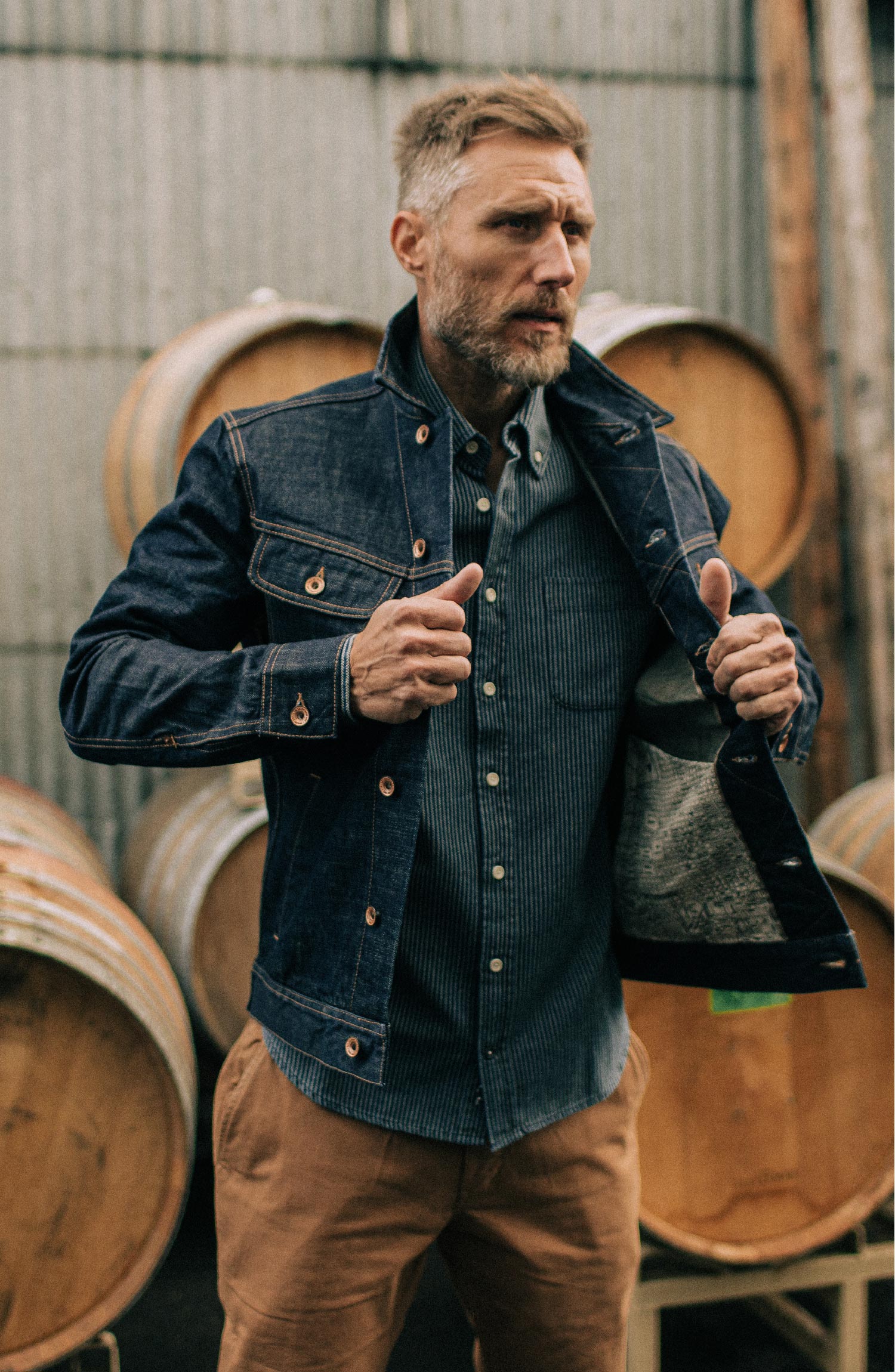 Taylor Stitch Men Long Haul Jacket in Sawyer Wash (Large 2024 42)