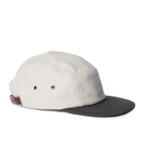 side image of The 5-Panel Cap in Stone Pigment Canvas, Accessories by Taylor Stitch