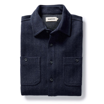 The Coastline Knit Shirt in Dark Navy