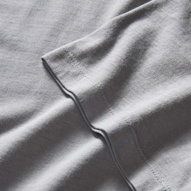 material shot of the cuffs on The Organic Cotton Tee in Overcast