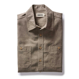 folded flatlay of The Utility Shirt in Canteen Nep