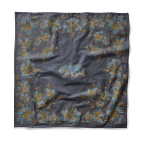 flatlay of The Bandana in Dark Blue Floral, Accessories by Taylor Stitch