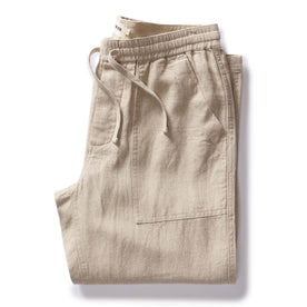 folded flatlay of The Breakwater Pant in Natural Herringbone, Bottoms by Taylor Stitch