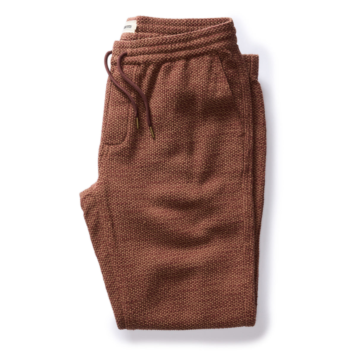 Brown Cotton Sweatpants, Brown Pants for Men Women, Unisex Drop