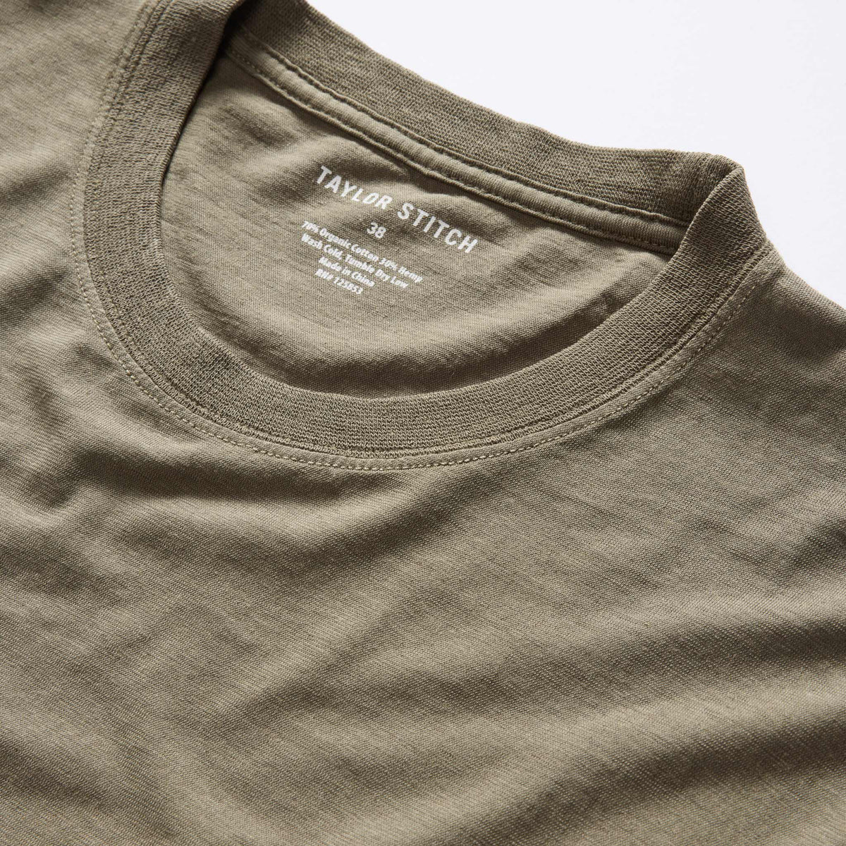 The Cotton Hemp Tee in Olive | The Cotton Hemp Collection | Taylor Stitch