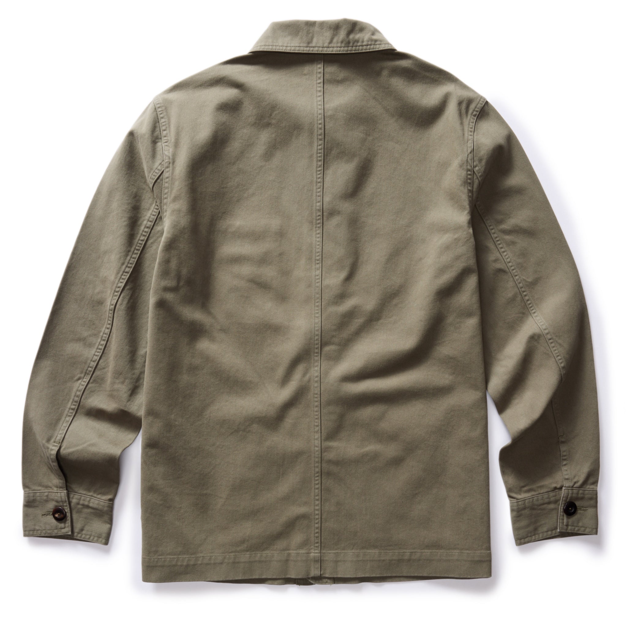 The Ojai Chore Coat in Smoked Olive Foundation Twill | Taylor Stitch