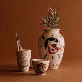 editorial image of all cups together for The Lil' Cowboy Cortado Cup, Accessories by Taylor Stitch