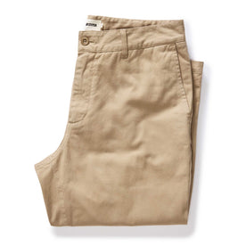 folded flatlay of The Democratic Foundation Pant in Organic Khaki, Bottoms by Taylor Stitch