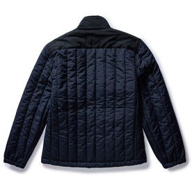 flatlay of the back of The Ember Jacket in Dark Navy Quilted Nylon, Outerwear by Taylor Stitch