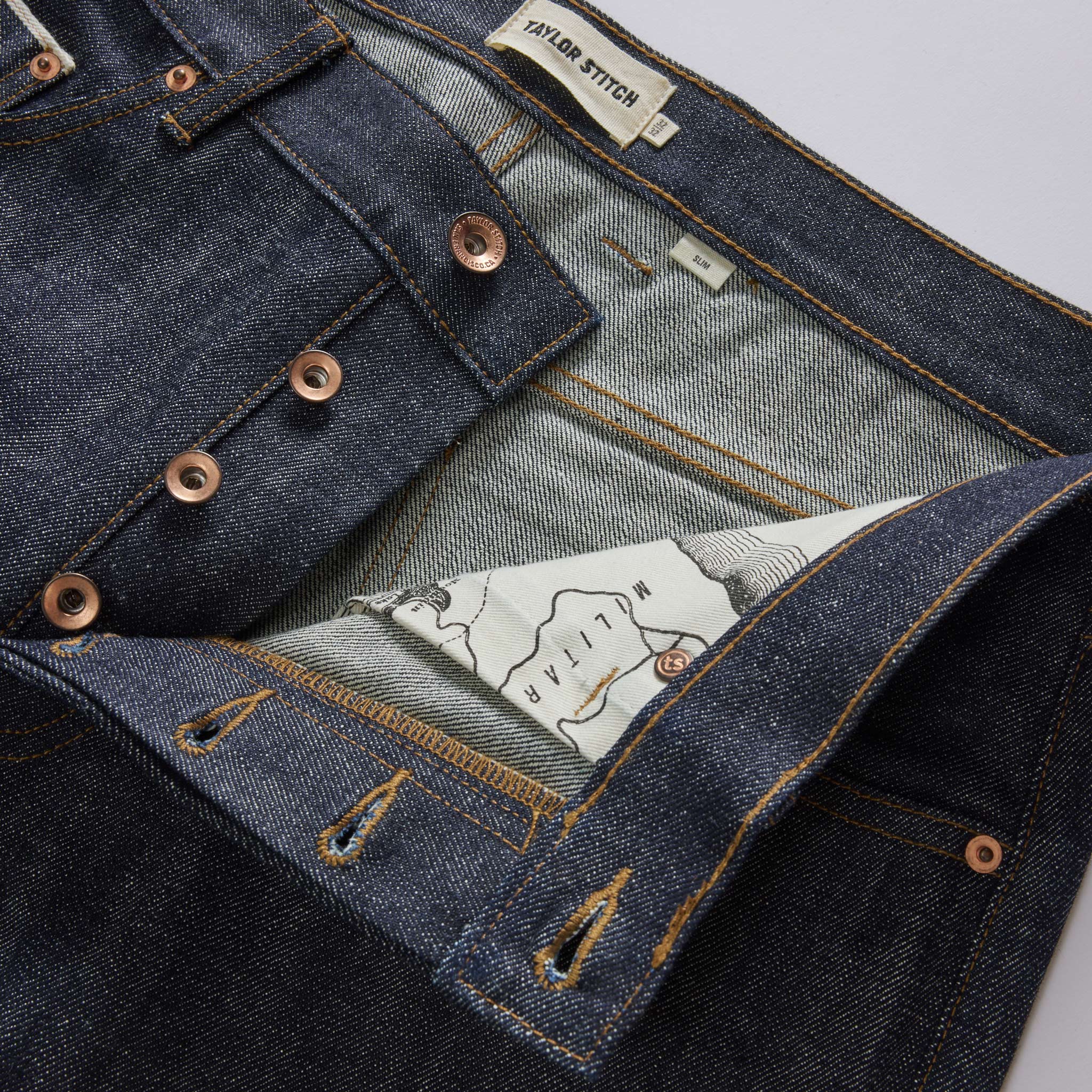 Taylor stitch cheapest raw denim jeans