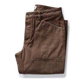 folded flatlay of The Chore Pant in Aged Penny Chipped Canvas, Bottoms by Taylor Stitch