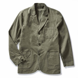 The Foundation Sportcoat in Organic Smoked Olive Twill - featured image