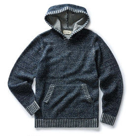 The Headland Pullover Sweater in Marled Navy - featured image