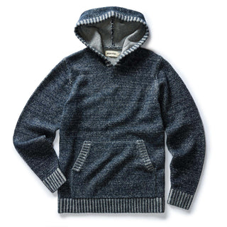 The Headland Pullover Sweater in Marled Navy