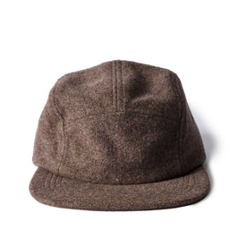 front image of The 5-Panel Cap in Heather Sable Wool Blend, Accessories by Taylor Stitch