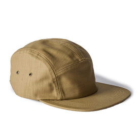 side image of The 5-Panel Cap in Khaki Reverse Sateen, Accessories by Taylor Stitch