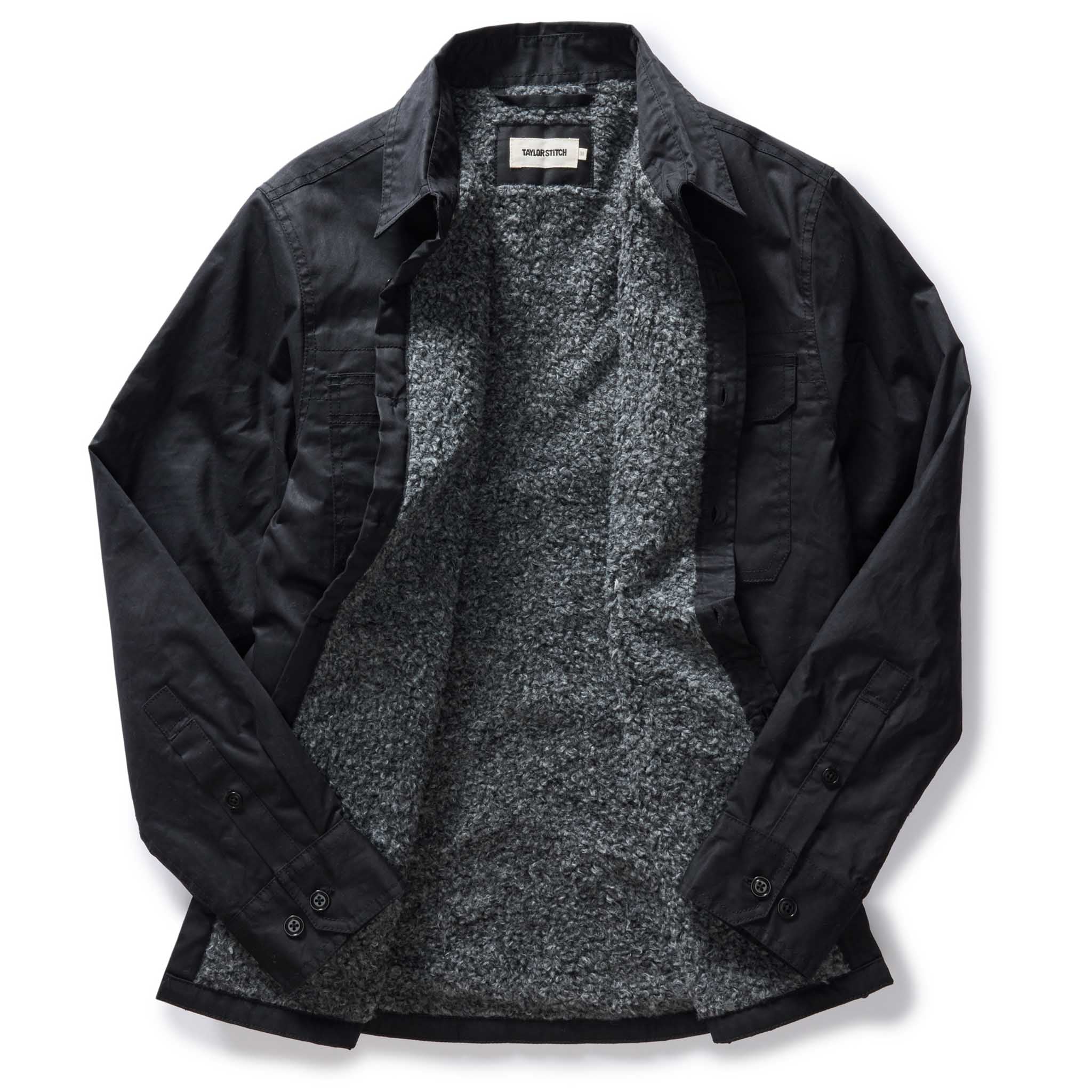 The Fender Jacket in Coal Dry Wax | Taylor Stitch - Classic Men's Clothing