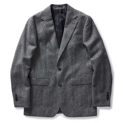 flatlay of The Stevens Sportcoat in Slate Herringbone Wool