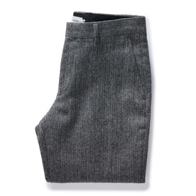 The Stevens Trouser in Slate Herringbone Wool, Bottoms by Taylor Stitch