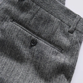 The Stevens Trouser in Slate Herringbone Wool: Alternate Image 6, Bottoms by Taylor Stitch