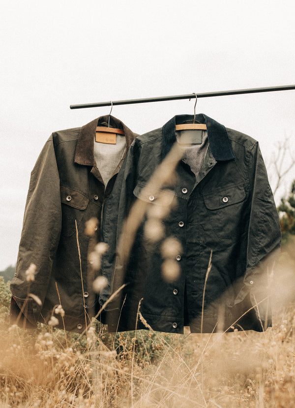 The Clutch Jacket in Soil Waxed Canvas