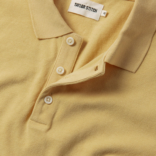 The Pique Polo in Straw | Taylor Stitch - Classic Men’s Clothing