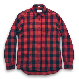 The Moto Utility Shirt in Red Buffalo Plaid: Alternate Image 6, Wovens by Taylor Stitch