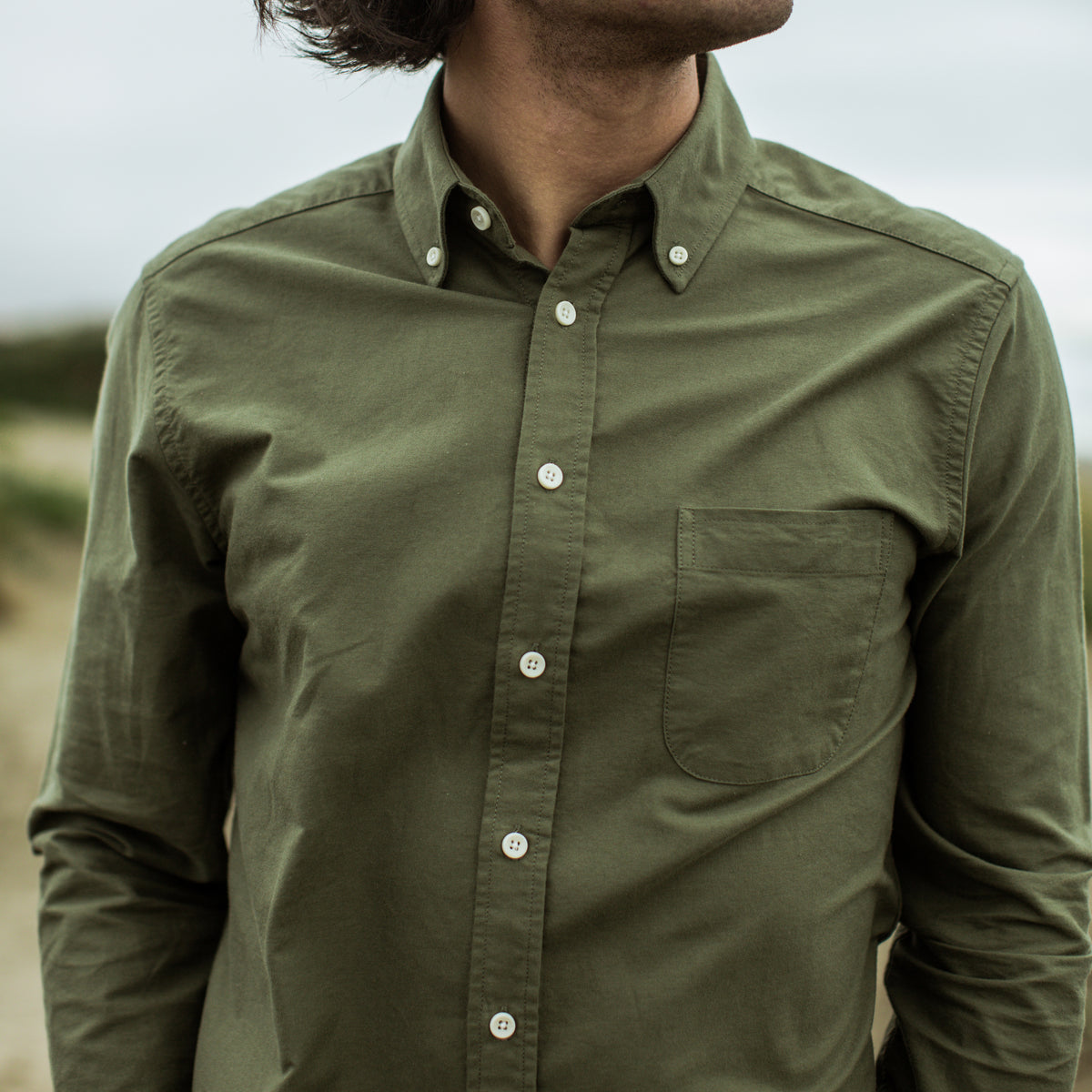 The Jack in Army Everyday Oxford - Men's Oxford Shirts | Taylor Stitch